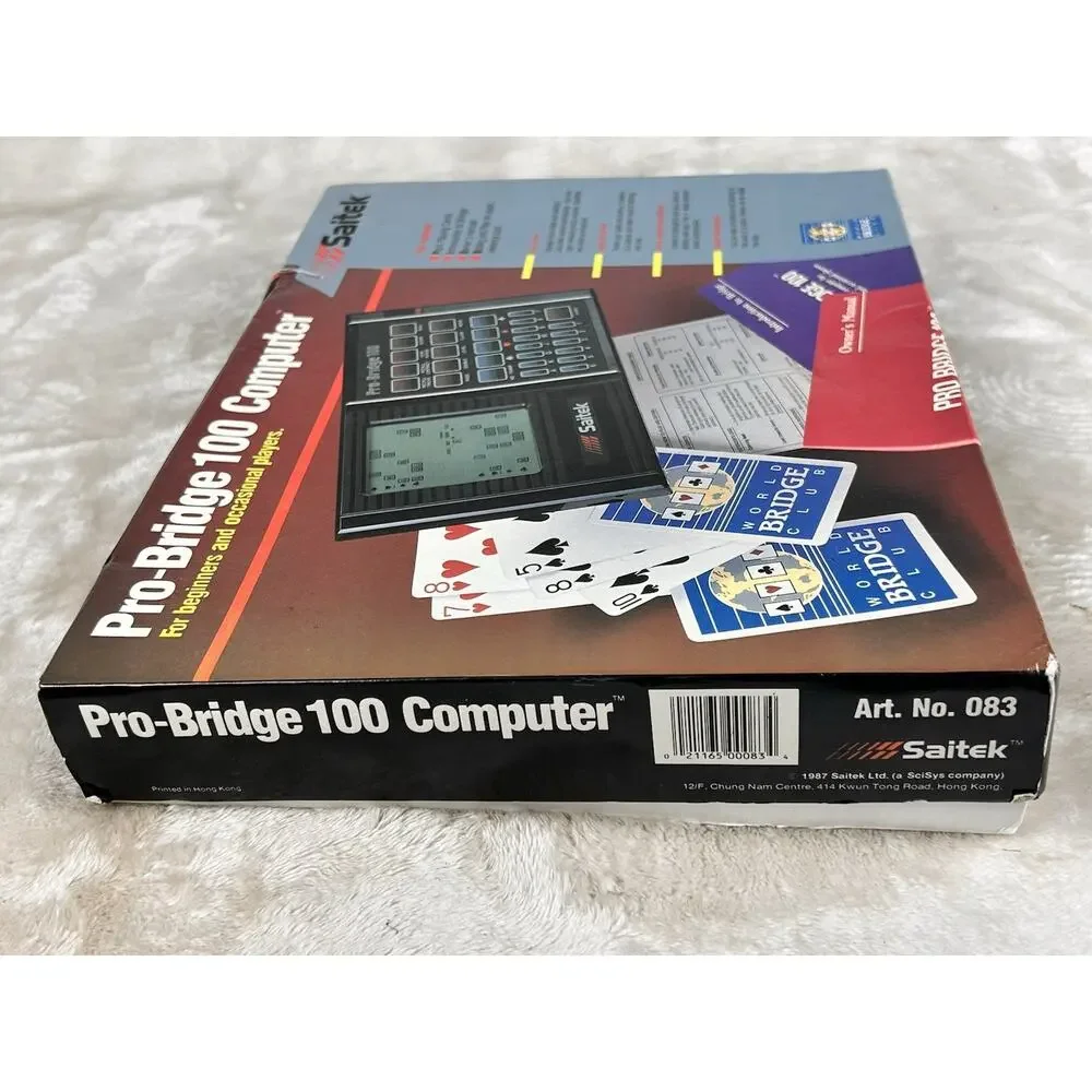Saitek Pro Bridge 100 Handheld Electronic Computer New Condition
